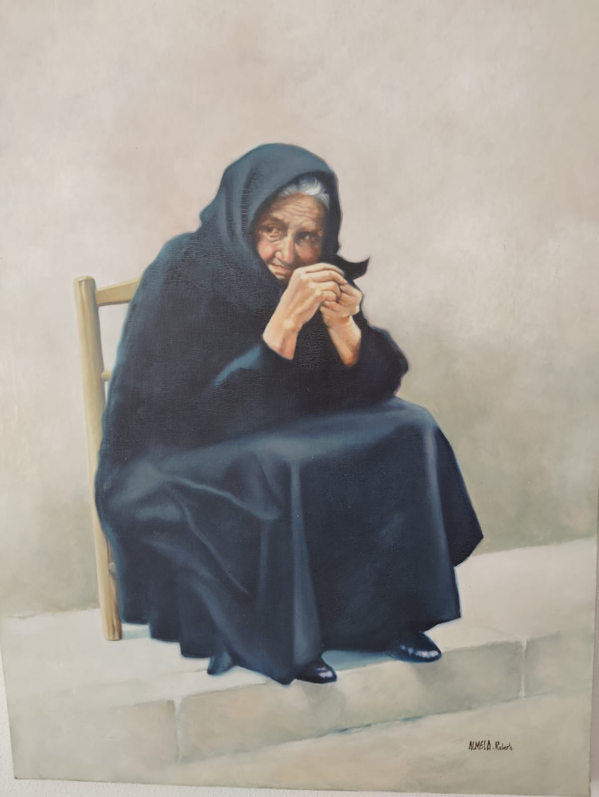 El Secreto — 80 × 60 cm — Roberto Almela