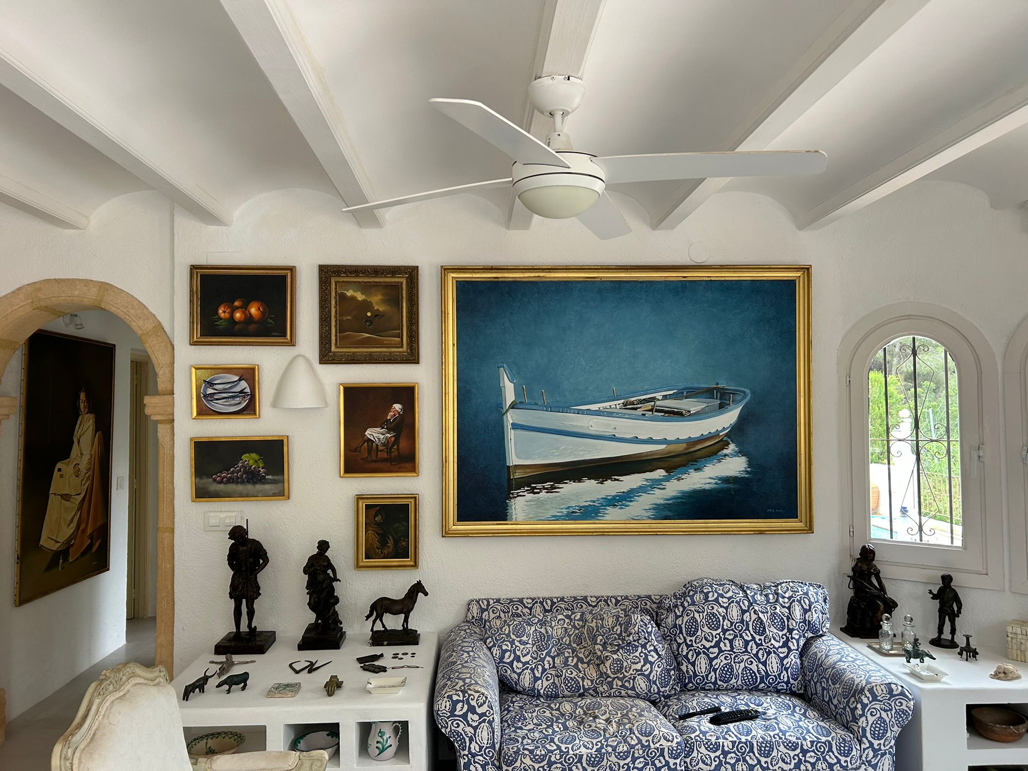 The Collector's Salon — curated gallery interior by Roberto Almela (Robert Almela)